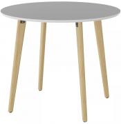 Стол обеденный Калифорния Морган (Белый/Дуб янтарный)