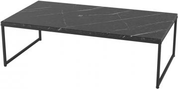Стол журнальный Калифорния Инсайд (черный мрамор)