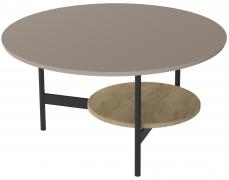 Стол журнальный Калифорния Марио Капучино/дуб сонома