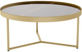 Стол журнальный Калифорния Ориндж (Сахара Нуар/Золото)