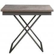 Стол-трансформер Левмар Apollo D51/S59 бетон/серебро