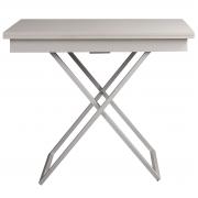 Стол-трансформер Левмар Apollo D78/S64 белый/белые опоры