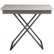 Стол-трансформер Левмар Apollo D78/S59 белый/серебро  