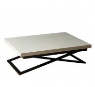 Стол-трансформер Левмар Compact D36/S53 (дуб анкор светлый/черный)