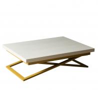 Стол-трансформер Левмар Compact  D36/S90 (дуб анкор светлый/золото)