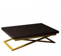 Стол-трансформер Левмар Compact D23/S90 (Венге/золото)