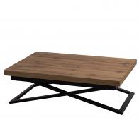 Стол-трансформер Левмар Compact D38/S53 (дуб вотан/черный)