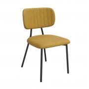 Стул Хенди  (2 шт.) рогожка Горчичный Sherloc №520/ каркас черный