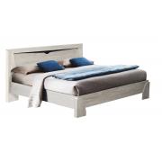 Кровать Лючия 33.09-01 (Бетон Пайн Белый/Венге) с ортопедическим основанием (1400 мм)