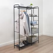 Гардеробная система Валенсия-1 (черный)