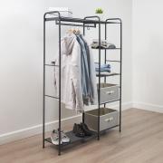 Гардеробная система Валенсия-1 (графит)