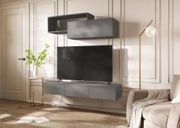 Гостиная Челси (комп. 2) Графит/Графит