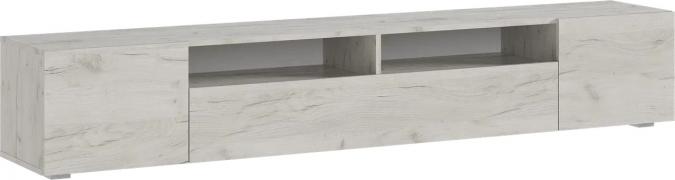 ТВ тумба Сити 2000 мм (Дуб Крафт Белый)