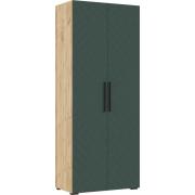 Шкаф Флэш 900 (Дуб Крафт/Браш Мени Грин)