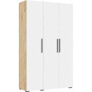 Шкаф Флэш 1350 (Дуб Крафт/Браш Вайт)