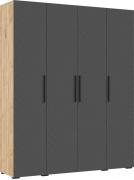 Шкаф Флэш 1800 (Дуб Крафт/Браш Графит)