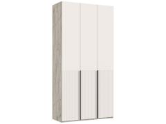 Шкаф Марвэл 3-х ств. (1200) (Дуб Крафт Серый / Кашемир)