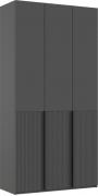 Шкаф Марвэл 3-х ств. (1200) (Графит/Браш Графит)