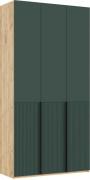 Шкаф Марвэл 3-х ств. (1200) (Дуб Крафт/Браш Мени Грин)