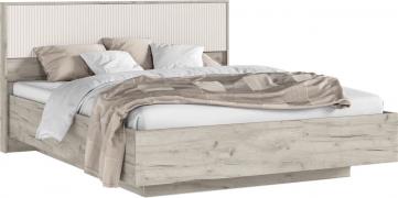 Кровать Марвэл парящая (Дуб Крафт Серый/Кашемир)