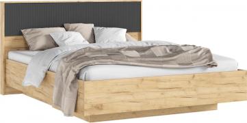 Кровать Марвэл парящая (Дуб Крафт/Браш Графит)