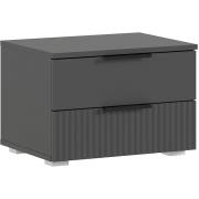 Тумба прикроватная Марвэл (2шт.) (Графит/Браш Графит)