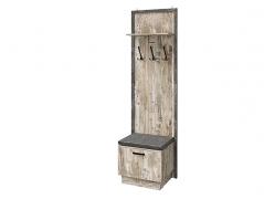 Прихожая Амели Тумба с вешалкой (Дуб Юкон)