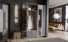 Прихожая Лика-1 (Графит/Дуб Юкон)