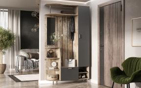 Прихожая Лика-2 (Дуб Юкон/Графит)