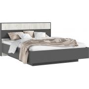 Кровать Роджина парящая (Графит/Дуб Крафт Белый)