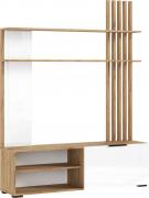 Гостиная Роджина (Дуб Крафт/Белый глянец)