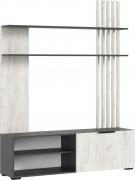 Гостиная Роджина (Графит/Дуб Белый Крафт)