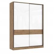 Шкаф-купе Роджина (Крафт/Белый глянец)