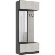 Прихожая Роджина (Графит/Дуб Крафт Белый)