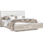 Кровать парящая Сильвия (Дуб Юкон/Браш Вайт)