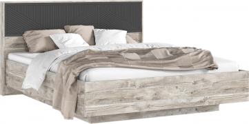 Кровать парящая Сильвия (Дуб Юкон/Браш Графит)