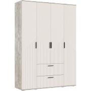 Шкаф Сильвия 4-х ств. (Дуб Юкон / Кашемир)