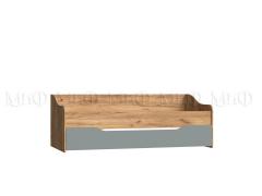 Кровать выдвижная Челси Color  (Дуб Крафт/Сумеречный Голубой)