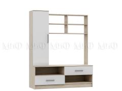 Секция под ТВ Мартина (Дуб Сонома/Белый Глянец)