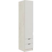 Пенал Юниор-4 (400) (Дуб Крафт Белый/Шарли Белый)