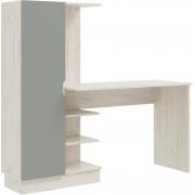 Стол компьютерный Юниор-4 (Дуб Крафт Белый/Шарли Бриз)