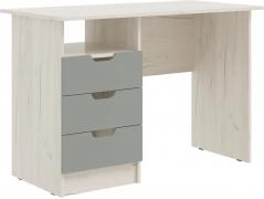 Стол с ящиками Юниор-4 (Дуб Крафт Белый/Шарли Бриз)
