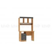 Стол Мартина с надстройкой (Графит/Дуб Крафт )