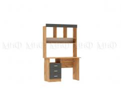 Стол Мартина с надстройкой (Графит/Дуб Крафт )