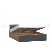 Кровать Мартина с ПМ (Графит/Дуб Крафт)