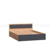 Кровать Мартина (Графит/Дуб Крафт)