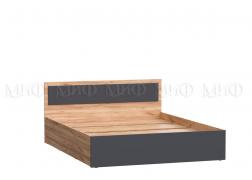 Кровать Мартина (Графит/Дуб Крафт)