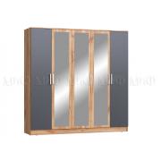 Шкаф Мартина 5-ти створчатый (Графит/Дуб Крафт)