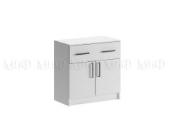 Комод Бася (2 двери/1 ящик) (Белый)