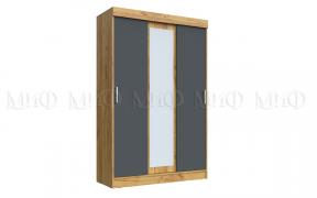 Шкаф-купе Бася (Графит/Дуб Крафт)
